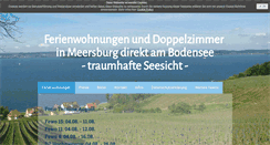Desktop Screenshot of meersburg-ferienwohnungen.com