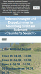 Mobile Screenshot of meersburg-ferienwohnungen.com